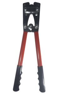 Cleste manual pentru sertizare papuci electrici 6-50mm² 390mm bacuri reglabile - Img 2