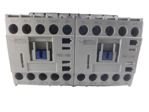Contactor mini reversibil 12A alimentare bobina la 230V AC 3 poli + 2 contacte normal deschise NO - Img 3