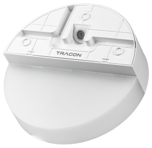 Corp iluminat de perete cu detector de mișcare, rotund, alb - Img 3