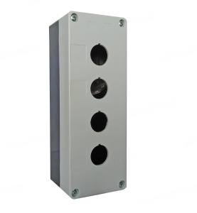 Cutie comanda caseta goala cu 4 gauri pentru 4 butoane 22mm IP65