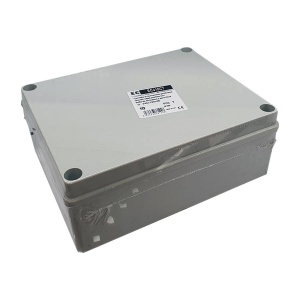 Doza aplicata patrata 240x190x90mm IP56 pentru distributie jonctiune ABS rezistenta UV fara presetupe margini netede - Img 3