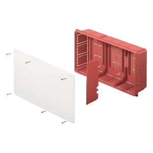 Doza de distributie derivatie 396x152x70mm din plastic incastrata IP40 - Img 3