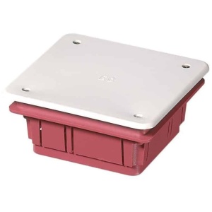Doza de distributie derivatie 92x92x45mm din plastic incastrata IP40