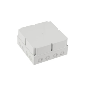 Doza patrata de ramificatie din plastic adanca ABS 290x290x140mm IP67 IK06