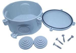 Doza rotunda din plastic ABS 80x45mm IP67 IK06 - Img 3