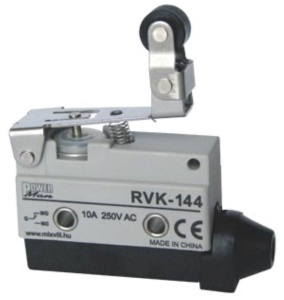 Limitator de cursa cu buton de limită 1NO+1NC comutator de poziție cu lamela cu rola IP40