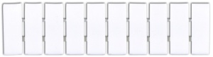 Marcaj pentru clemele TSKA şiTSKB, (10 module), W=4mm
