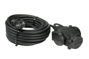 Prelungitor cu 3 prize cablu 10m H07RN-F 3G1,5 230V 16A max. 3500W IP44 - Img 3