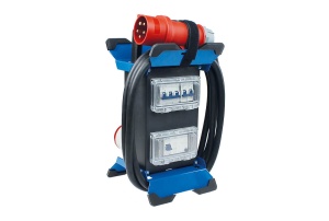 Prelungitor Stecky 13 pentru santier cu 4 prize monofazice schuko 16A 250V , 1 priza trifazica CEE 5 poli 16A IP44 si 1 priza trifazica CEE 5 poli 32A IP44 si protectie diferentiala - Img 2