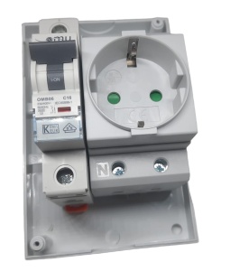 Priza aplicata schuko cu protectie copii si siguranta 1P C 16A 130x87mm IP20 230V AC 50/60Hz - Img 3
