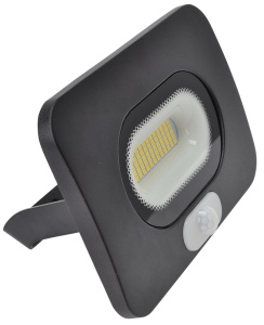 Proiector SMD, cu detector de mişcare, negru