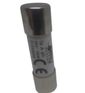 Set 10 sigurante 10x38 16A fuzibile cilindrice ceramica 500V AC gG - Img 2