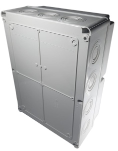 Tablou electric aplicat 20 module (2x10 module) din plastic ABS 290x210mm IP66 - Img 2