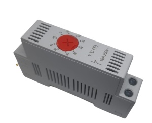 Termostat pe sina 1 modul contact NC pentru incalzire controlul rezistentei -10-+80°C 10(2)A - Img 1