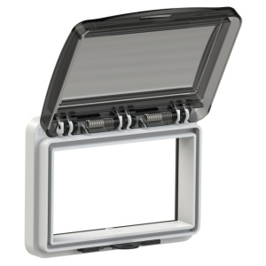 Usa vizitare 6 module fumurie pentru tablouri electrice 128x97mm IP54