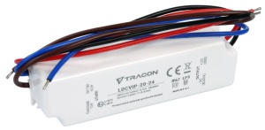 Alimentator LED cu carcasă din material plastic, protejat
