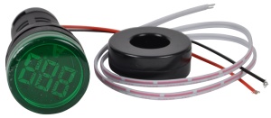 Ampermetru, indicator LED,verde
