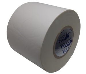 Banda izolatoarea lata alba PVC ignifug 20m x 50mm - Img 2