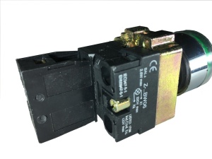 Buton verde iluminat cu revenire pentru tablouri electrice 1NO 6A 1W 230V - Img 3
