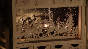 Calendar Advent cu LED de Crăciun, cu baterii - Img 3