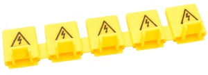 Capac iz. de protecţie pini laşina de legătură,galben,5 pini - Img 2