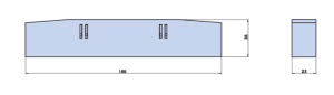 Capac lateral pentru bare, 3P (pentru SST-60/3),COSMO - Img 2