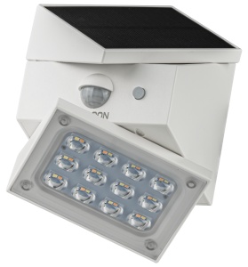 CIL de perete LED, panou fotovoltaic, detect. de mișc, alb - Img 3