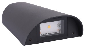 CIL LED decorativ de exterior, pt. perete, 2 direcții