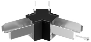 Conector tip Y pentru CIL LIN de birou, negru