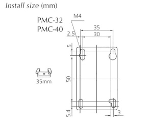 Contactor 3 poli 40A cu bobina la 24V AC 2NO+2NC 2 contacte normal deschise + 2 contacte normal inchise - Img 2