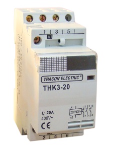 Contactor modular de instalaţii