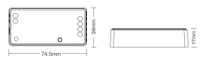 Controler de zonă Mi-Light MiBoxer Group Control 3 în 1 DIM+RGB/RGBW/RGBWW 6A/ch FUT037S+ - Img 3