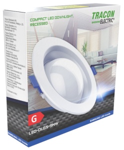 Corp de iluminat cu LED, încorporabil, compact - Img 2