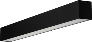 Corp de iluminat modular, pentru birouri, negru