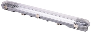 Corp de iluminat protejat pt.tub LED,alimentare la un capăt