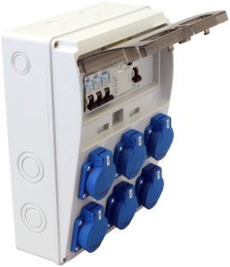 Cutie de distribuție,cu protecție, complet echipată - Img 2