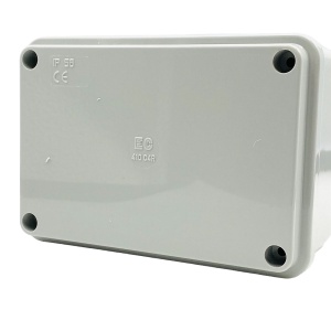 Doza aplicata patrata 120x80x50mm IP56 pentru distributie jonctiune ABS rezistenta UV fara presetupe margini netede - Img 3