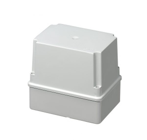 Doza aplicata patrata 150x110x140mm IP56 inalta pentru distributie jonctiune ABS rezistenta UV fara presetupe margini netede