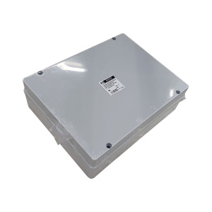 Doza aplicata patrata 380x300x120mm IP56 pentru distributie jonctiune ABS rezistenta UV fara presetupe margini netede - Img 3