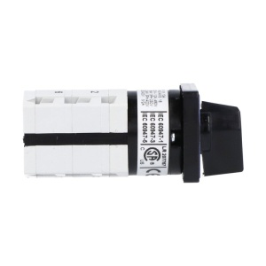 Intrerupator 10A 2.2kw 0-1 ON-OFF 3 poli IP40 industrial incastrabil cu came PACO pentru tablouri cu protectie la atingere directa - Img 3