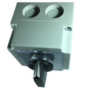 Intrerupator 12A 4kw 0-1 ON-OFF 1pol IP54 cu came industrial aplicat casetat - Img 3