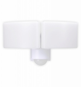 Lampă de exterior 40W 3200lm 4000K albă, 240° cu senzor de miscare lumină naturală 230V IP65