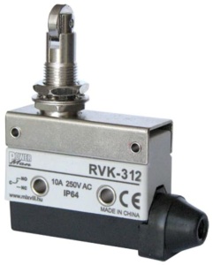 Limitator de cursa cu rola buton de limită 1NO+1NC comutator de poziție cu buton de presiune cu role IP40 - Img 1