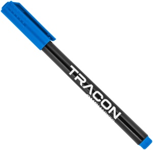 Marker permanent, M, albastru