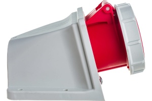 Priza trifazica aplicata 4 poli 32A 3P+E 6h CEE 380V IP67 - Img 3