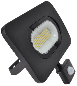 Proiector SMD cu detector de mișcare, negru - Img 1