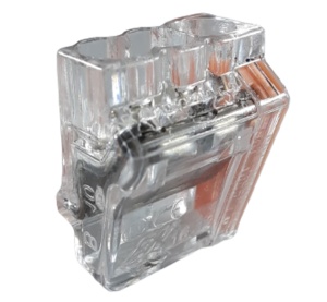 Set 100 cleme pentru fir masiv 3 gauri cupru plin 1-2.5mm2 24A 450V