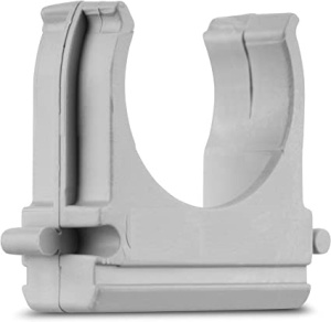 Set 50 buc cleme 40mm PVC pentru prindere tuburi teava conectabile