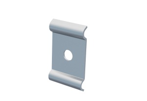 Suport consolă laterală 42x30mm pentru ancorare canal cablu din sarma cu lățimea de 50mm sau 100mm - Img 1
