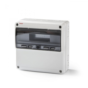 Tablou neechipat ABS 16 module usa de vizitare transparenta 330x330x155mm IP65 IK08 - Img 1